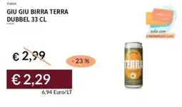 Prezzemolo e Vitale Giu giu birra terra dubbel offerta