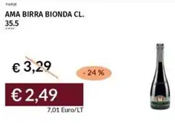 Prezzemolo e Vitale Ama birra bionda offerta
