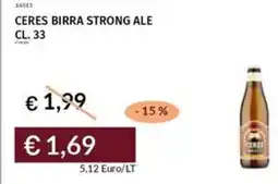 Prezzemolo e Vitale Ceres birra strong ale offerta