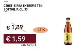 Prezzemolo e Vitale Ceres birra extreme offerta