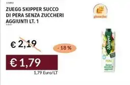Prezzemolo e Vitale Zuegg skipper succo di pera senza zuccheri aggiunti offerta