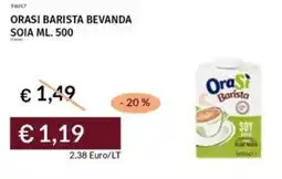 Prezzemolo e Vitale Orasi barista bevanda soia offerta