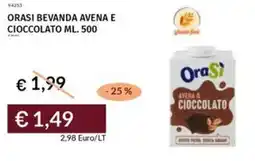Prezzemolo e Vitale Orasi bevanda avena e cioccolato offerta