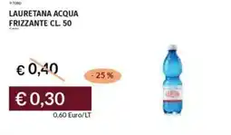 Prezzemolo e Vitale Lauretana acqua frizzante offerta