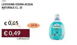 Prezzemolo e Vitale Levissima issima acqua naturale offerta
