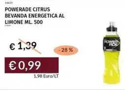 Prezzemolo e Vitale Powerade citrus bevanda energetica al limone offerta