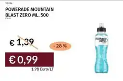 Prezzemolo e Vitale Powerade mountain blast zero offerta