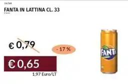 Prezzemolo e Vitale Fanta in lattina offerta