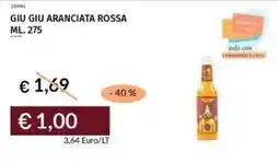 Prezzemolo e Vitale Giu giu aranciata rossa offerta