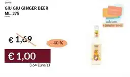 Prezzemolo e Vitale Giu giu ginger beer offerta