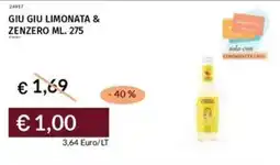 Prezzemolo e Vitale Giu giu limonata & zenzero offerta