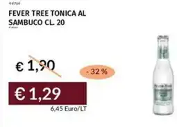 Prezzemolo e Vitale Fever tree tonica al sambuco offerta