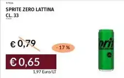 Prezzemolo e Vitale Sprite zero lattina offerta