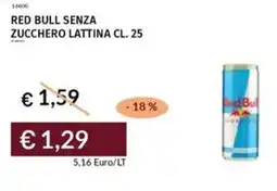 Prezzemolo e Vitale Red bull senza zucchero lattina offerta