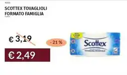 Prezzemolo e Vitale Scottex tovaglioli formato famiglia offerta