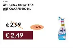 Prezzemolo e Vitale Ace spray bagno con anticalcare offerta