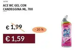 Prezzemolo e Vitale Ace wc gel con candeggina offerta