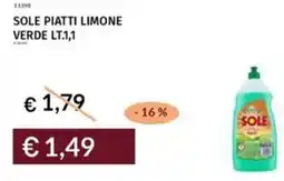 Prezzemolo e Vitale Sole piatti limone verde offerta