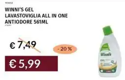 Prezzemolo e Vitale Winni's gel lavastoviglia all in one antiodore offerta