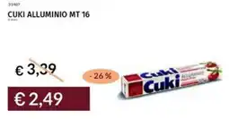 Prezzemolo e Vitale Cuki alluminio MT 16 offerta