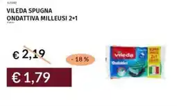 Prezzemolo e Vitale Vileda spugna ondattiva milleusi offerta
