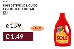 Prezzemolo e Vitale Sole detersivo liquido capi delicati colorati offerta
