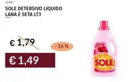 Prezzemolo e Vitale Sole detersivo liquido lana e seta offerta