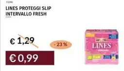 Prezzemolo e Vitale Lines proteggi slip intervallo fresh offerta
