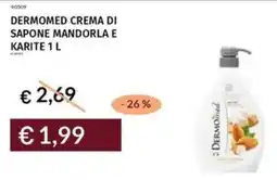 Prezzemolo e Vitale Dermomed crema di sapone mandorla e karite offerta