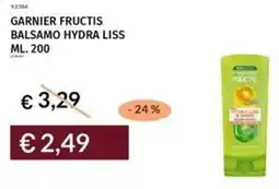 Prezzemolo e Vitale Garnier fructis balsamo hydra liss offerta