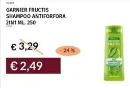 Prezzemolo e Vitale Garnier fructis shampoo antiforfora 2in1 offerta