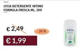 Prezzemolo e Vitale Lycia detergente intimo formula fresca offerta