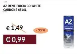 Prezzemolo e Vitale Az dentifricio 3D white carbone offerta