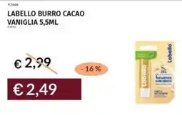 Prezzemolo e Vitale Labello burro cacao vaniglia offerta