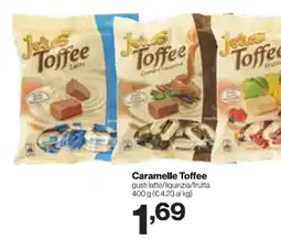 In'S Mercato Caramelle Toffee gusti latte/liquirizia/frutta offerta