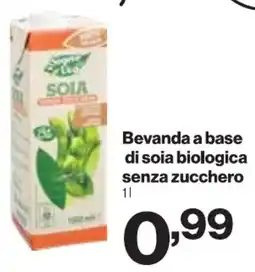 In'S Mercato Bevanda a base di soia biologica senza zucchero offerta