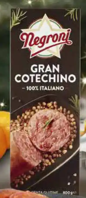 Gran cotechino italiano NEGRONI