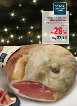 Conad Prosciutto di parma d.o.p. SAPORI&DINTORNI CONAD offerta