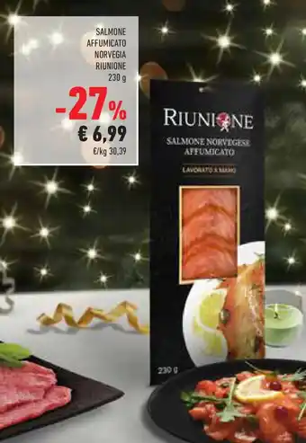 Salmone affumicato norvegia RIUNIONE