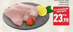Conad Filetto di pesce spada fresco a fette prodotto pescato offerta