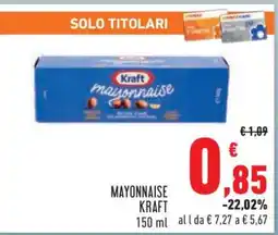 Conad Mayonnaise Kraft offerta