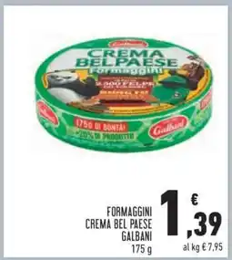 Conad FORMAGGINI CREMA BEL PAESE GALBANI offerta