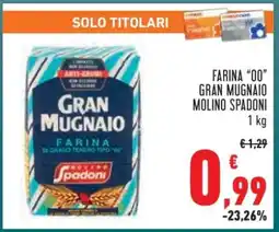 Conad Farina '00' Gran Mugnaio Molino Spadoni offerta