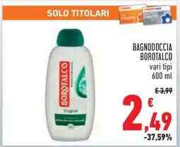 Conad Bagnodoccia Borotalco offerta