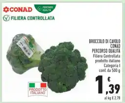 Conad Broccolo di Cavolo Conad Percorso Qualità offerta