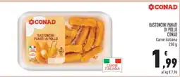 Conad BASTONCINI PANATI DI POLLO CONAD offerta