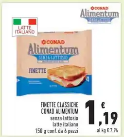 Conad FINETTE CLASSICHE CONAD ALIMENTUM offerta