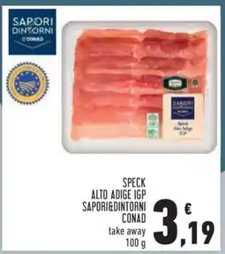 Conad Speck Alto Adige IGP offerta