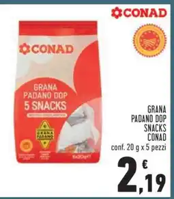 Conad GRANA PADANO DOP SNACKS CONAD offerta