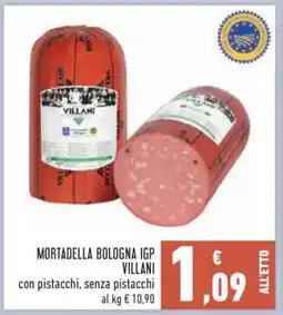 Conad Mortadella Bologna IGP Villani offerta